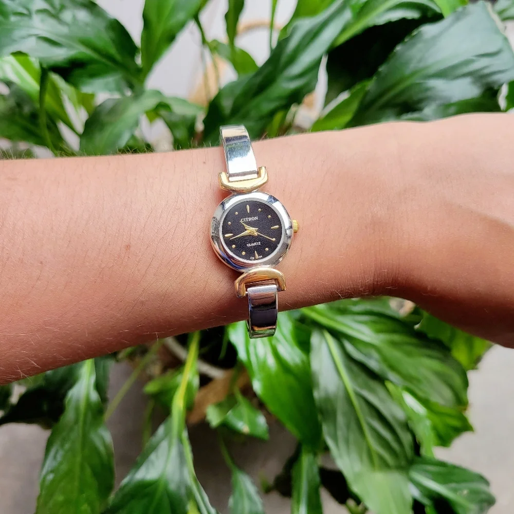 Citron Quartz Dainty Silver Watch
